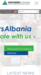 Mobile Screenshot of partnersalbania.org